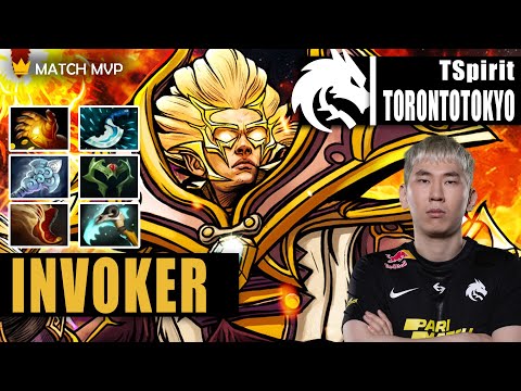 Invoker Mid | TSpirit.TORONTOTOKYO | 19 KILLS INVO SUPER FAST HAND COMBO | 7.32c Gameplay Highlight