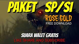 Download lagu 🔴Download Lengkap SP dan SI 'ROSE GOLD' Suara Walet Kalimantan, Produk JADUL!!! mp3
