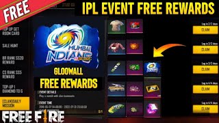 free fire IPL event upcoming gloowall skin