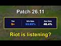Good Changes Are COMING Patch 26 11 Preview