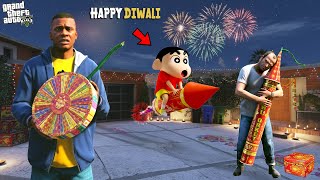 Shinchan and Franklin Celebrate DIWALI In GTA 5 | Paradox FTW