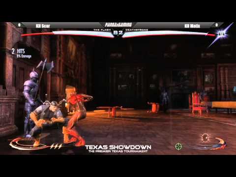 KH Scar vs KH Matix - Injustice: Gods Among Us (Texas Showdown)