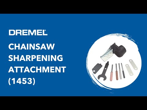Dremel Bosch 1453 Pjūklo grandinės galandimo įtaisas video