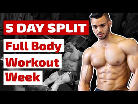 Full Workout Week for a Perfect Physique - 5 Day Split with Top Trainer Justin