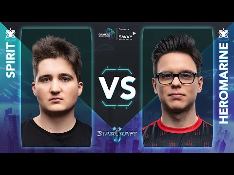 مباراة Spirit ضد HeroMarine // لاعبون بلا حدود 2023 – StarCraft II – اليوم 1