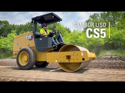Compactadores de Suelos Vibratorios Cat® CS5 y CP5