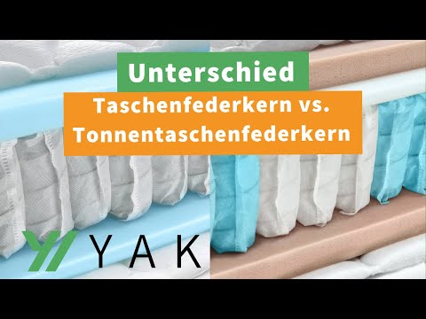 Difference: Pocket spring core vs. barrel pocket spring core - Which is better?