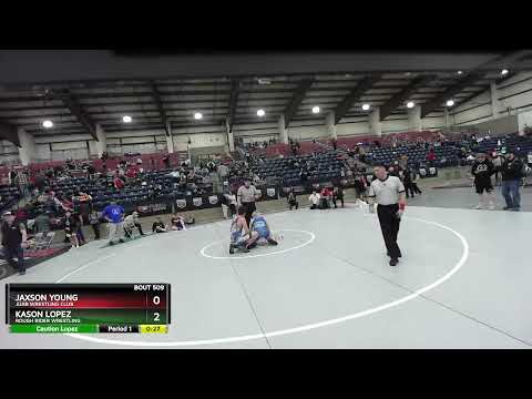 187 Lbs 2nd Place Match - Kason Lopez, Rough Rider Wrestling Vs Jaxson Young, Juab Wrestling Club