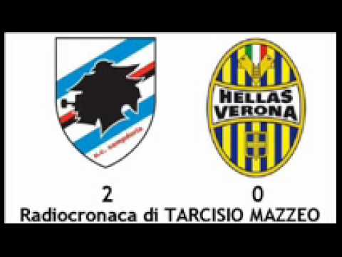 Sampdoria-Verona 2-0 di Tarcisio Mazzeo (3/3/2012) Radiocronaca da Radio 1 RAI