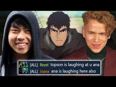 Topson DK laughing at ANA's Medusa? -- TI CHAMP BUILD DOTA 2