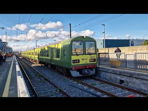 DART 8615 Class 🚆 estacionada en Dublín | Dublin Area Rapid Transit (Irish Rail)