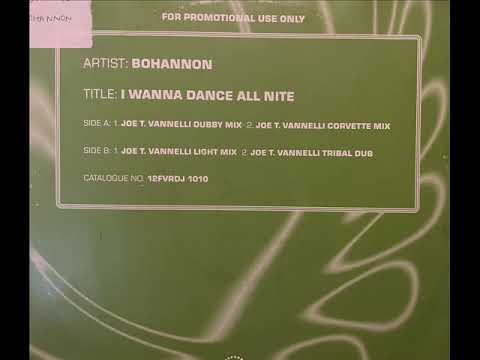 Bohannon - I Wanna Dance All Nite (Joe T. Vannelli Light Mix)