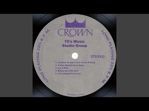 I'll Have To Say I Love You In A Song