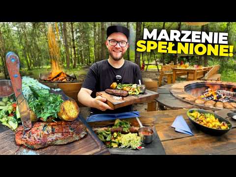 MAŁOPOLSKA: Restauracja w lesie, o której marzyłem! Najlepsze jedzenie z ognia w RestoBar Ogień