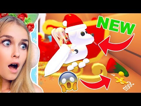 NEW SANTA DOG And Finding SECRET HIDDEN CLUES In Adopt Me! (Roblox)