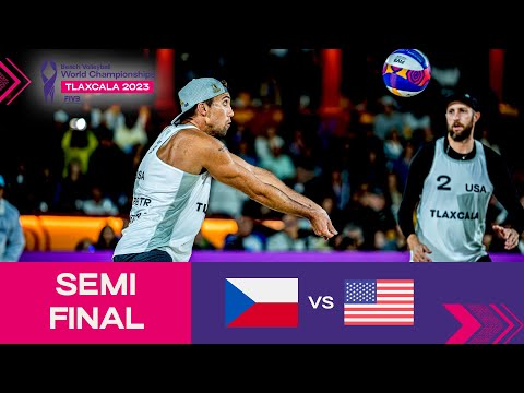 Perusic/Schweiner vs. Crabb Tr./Brunner - Semi Final Highlights | Tlaxcala 2023 #mexbeachvolley