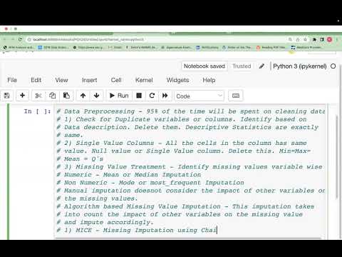 Data Preprocessing Python Missing Values Data Transformation Encoding Machine Learning Data Science