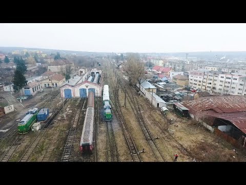 [Drone] LDE1250 69-0005-9 la Manevră/Shunting in Gara Oravița Station  - 14 February 2019
