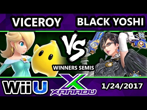 S@X 186 - Viceroy (Rosalina) Vs. Wave | Black Yoshi (Bayonetta) - SSB4 Winners Semis - Smash 4