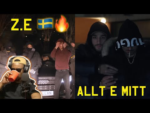 SWEDISH RAP REACTION 🇸🇪| Z.E - ALLT E MITT (ENGLISH SUBTITLES) 🔥