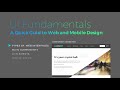 UI Design Fundamentals - Video 3 - Types of Interfaces (Part 1)