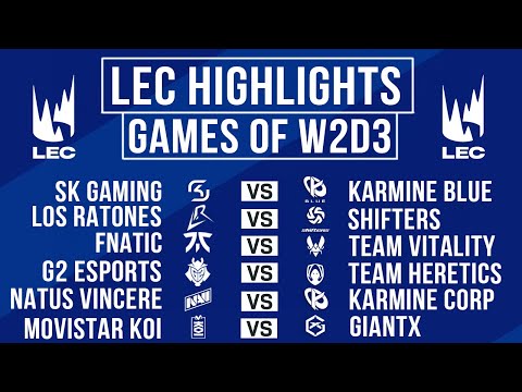LEC Highlights ALL GAMES W2D3 | LEC 2026 Versus