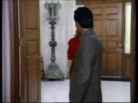 dynasty / denver clan , leather skirt and black high heels