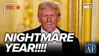 Trump SUFFERS Legal Meltdown in NIGHTMARE YEAR