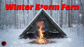 Camping in the Biggest Storm of the Year - Catastrophic Ice Storm Forecasted
