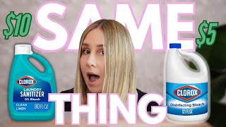 Difference Between Bleach and Laundry Sanitizer that WILL SH