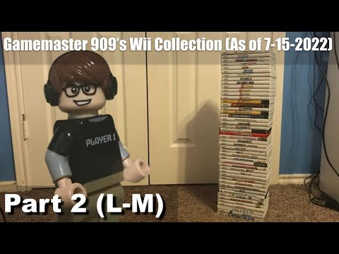 Gamemaster 909's Wii Game Collection (As of 7-15-2022) - Part 2 (L-M)