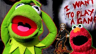 Elmo and Kermit the Frog Play The Most Dangerous GAME!