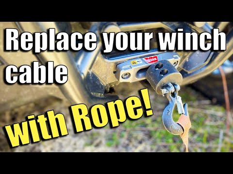 Installing Winch Rope on Your UTV - Replace Winch Cable with Synthetic Rope [Polaris General 4]