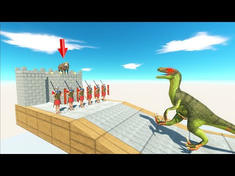 ROMAN ARMY PROTECTING THE PIG KING 🐖 | Animal Revolt Battle Simulator