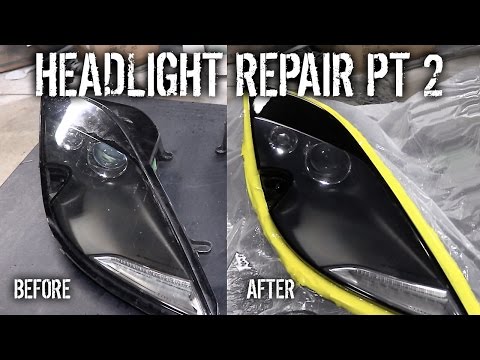 Budget Lotus Evora Pt 34 - Headlight Repair Pt 2