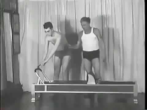 Joseph Pilates Age 64 teaching on Reformer 1944 ContrologyClubZgz
