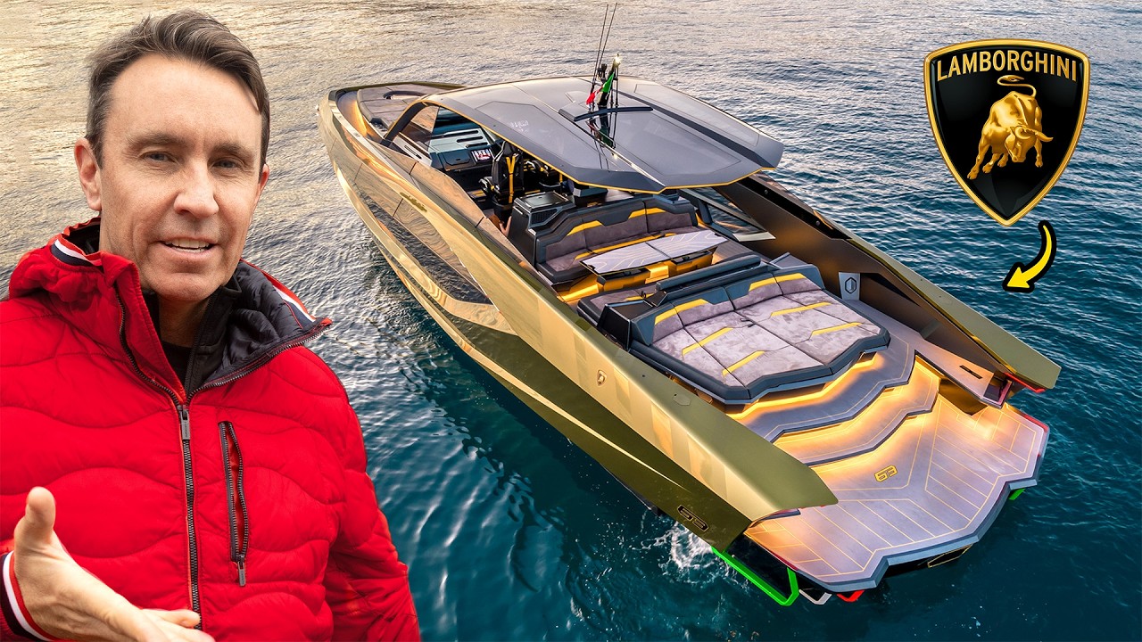 EXPLORING LAMBORGHINI’S £4,000,000 YACHT