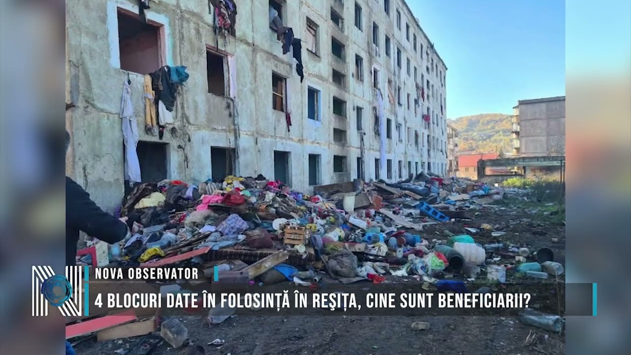 4 blocuri date în folosință în Reşița, cine sunt beneficiarii?