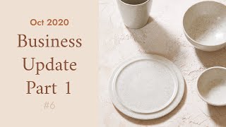 HOW MUCH $ DID I MAKE SELLING POTTERY // Business Update #6 Part 1 // October 2020