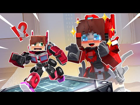 JJ Became Small TRANSFORMER! PART 9 - Maizen Minecraft Animation