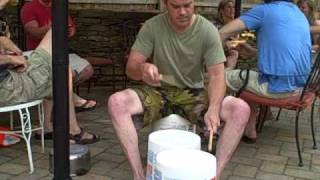 Pete Berry Playing Drums