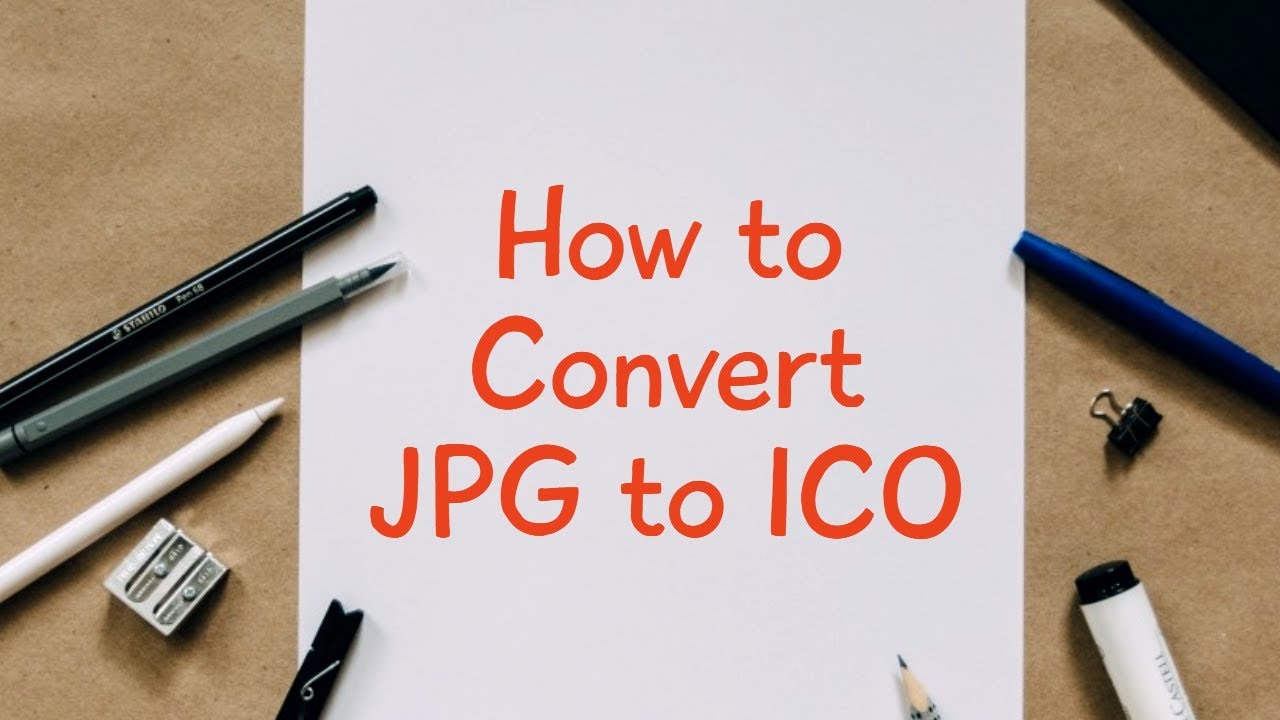 How to Convert JPG to ICO