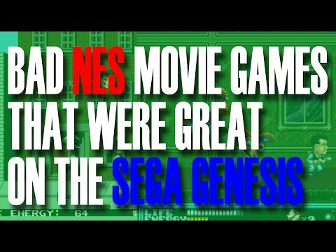 Bad NES Movie Games That Were Great on the Sega Genesis | MichaelBtheGameGenie