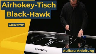 Sportime Airhockey-Tisch "Black Hawk" - Aufbau-Anleitung