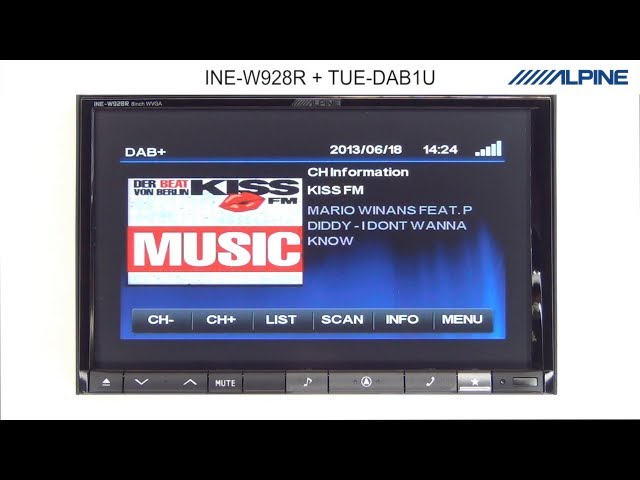 Video Teaser für Alpine TUE-DAB1U Add on DAB, DAB+ Tuner