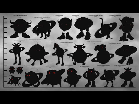 All LA VACA SATURNO SATURNITA Family Italian Brainrot HEIGHT COMPARISON + VOICE | Size Comparison