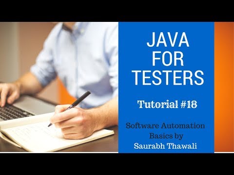 Java For Software Testers Tutorial18 Introduction To Methods