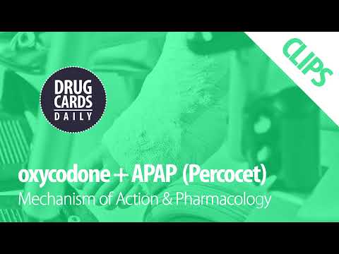 Oxycodone + APAP Mechanism of Action & Pharmacology | Drug Cards Daily Clips