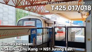 [Retired; UPD AM WD; ATPM Mode] KHI C151 (017/018) from NS4 Choa Chu Kang to NS1 Jurong East