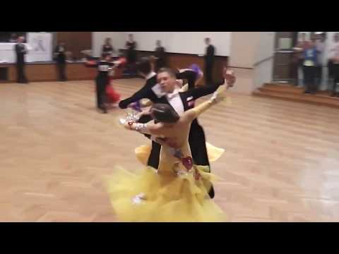 Taneční liga Slaný 2017 junior II Standard- finále Borůvky